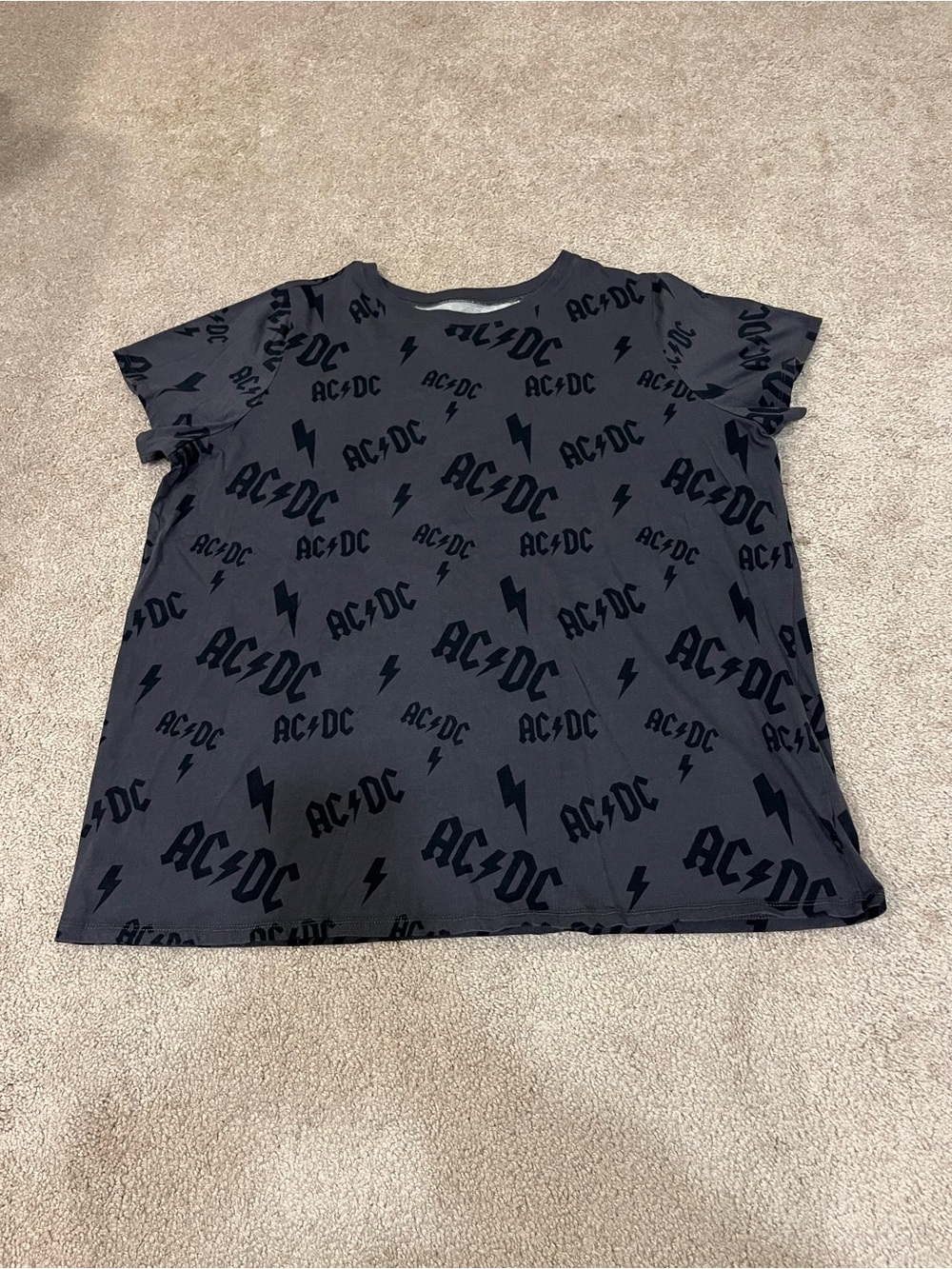 Torrid The Vinyl Icons Classic Fit AC/DC All Over Print Tee